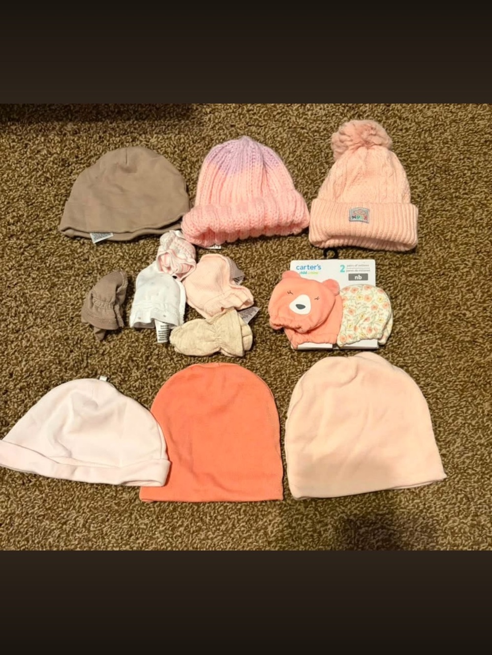 Baby hat/ mitten bundle
